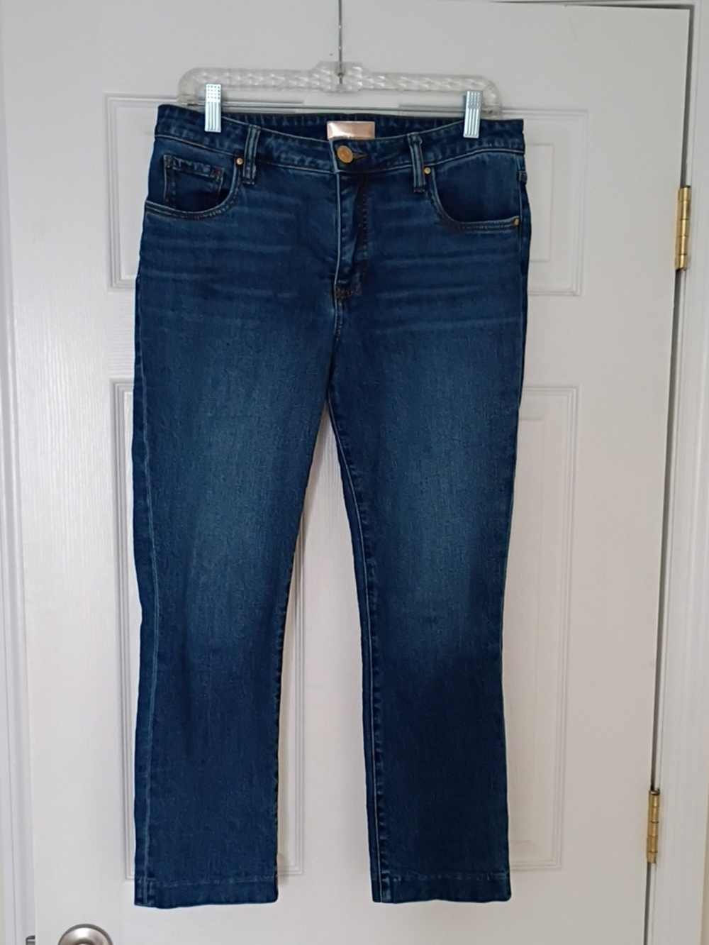 Kut from the Kloth Reese Women's High Rise Fab AB Straight Ankle Jeans, 6